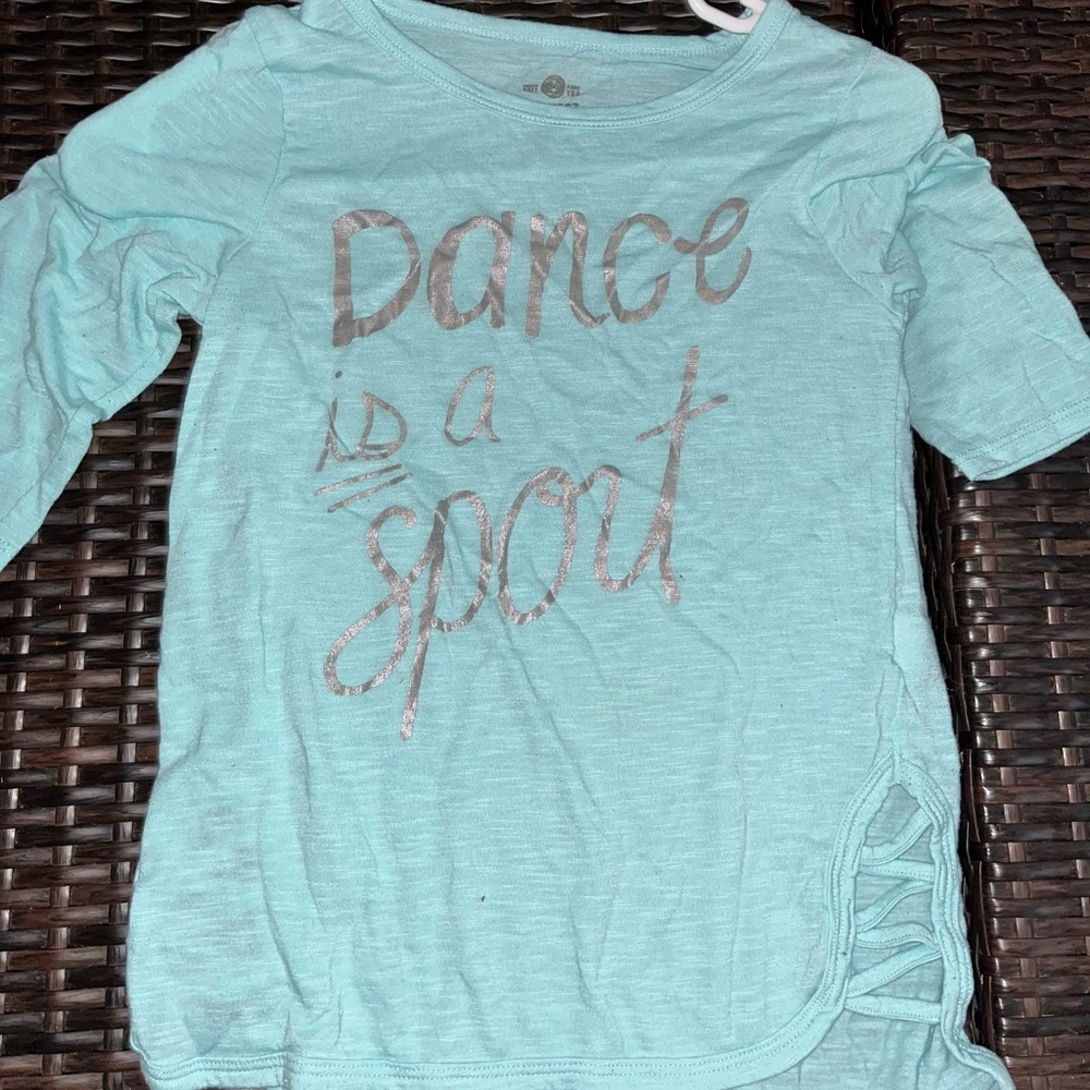 Dance Is Just A Sport shirt, no stains, size 12